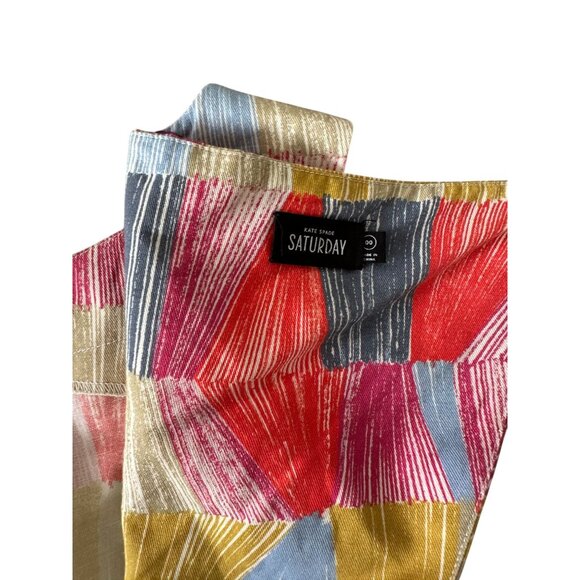 KATE SPADE Saturday Multicolor Cutout Dress Size 00 - Picture 8 of 9